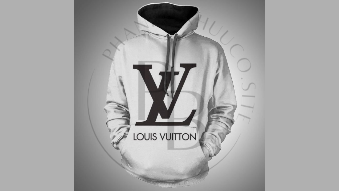 Louis Vuitton Logo Hoodie